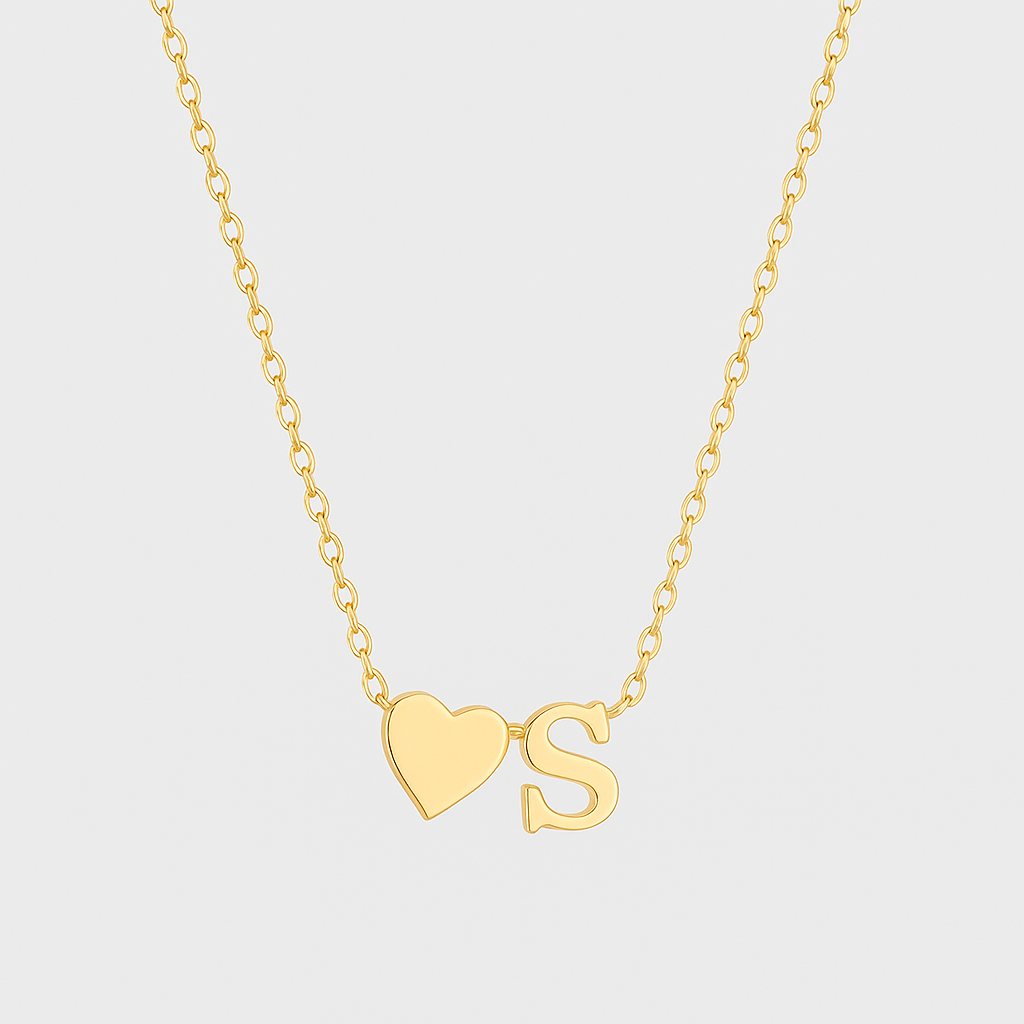 Heart Letter Necklace