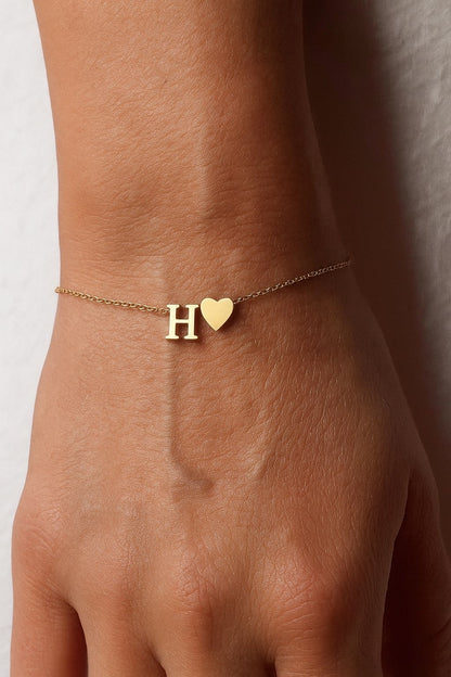 Bracelet Sweet Heart Initial