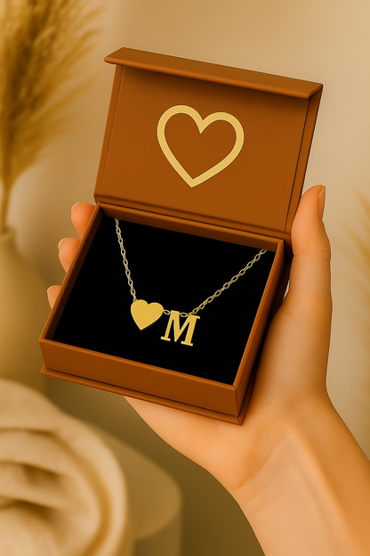 Heart Letter Necklace