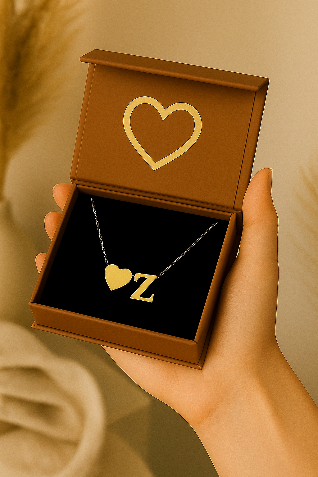 Heart Letter Necklace