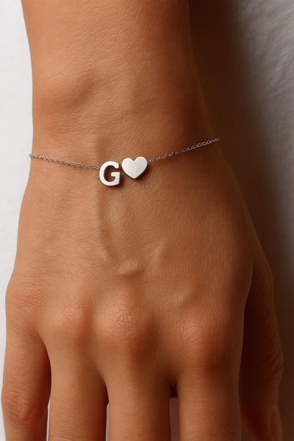 Bracelet Sweet Heart Initial