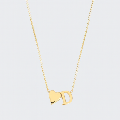 Heart Letter Necklace