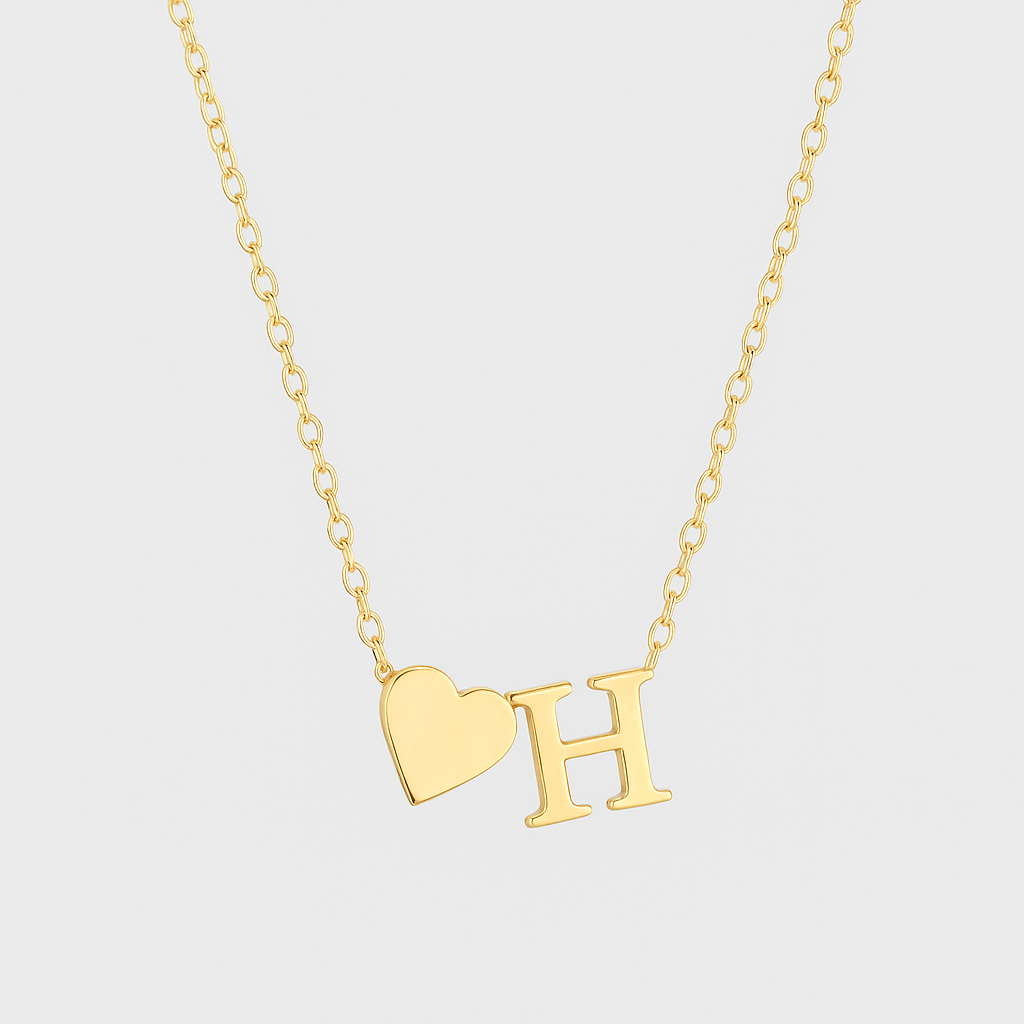 Heart Letter Necklace