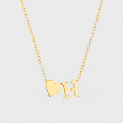 Heart Letter Necklace