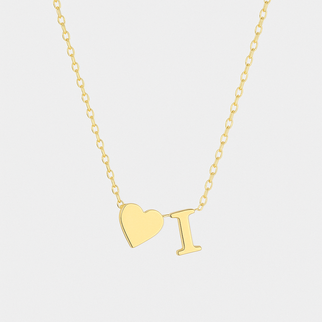 Heart Letter Necklace