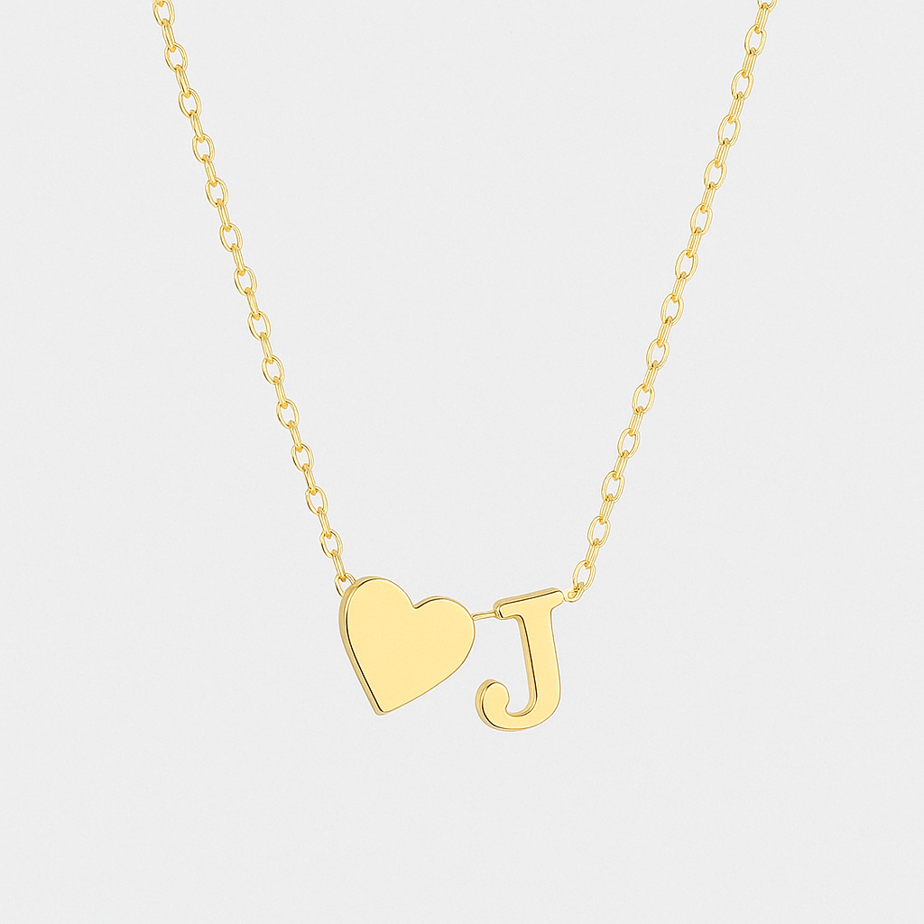 Heart Letter Necklace