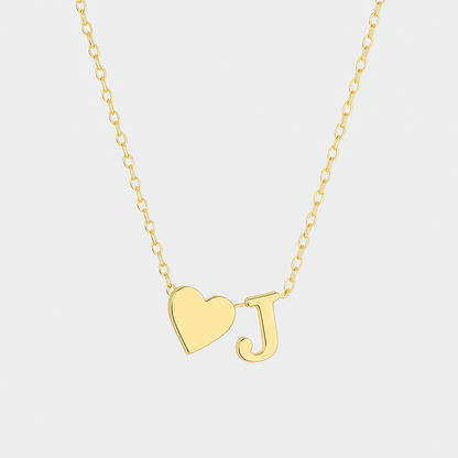 Heart Letter Necklace