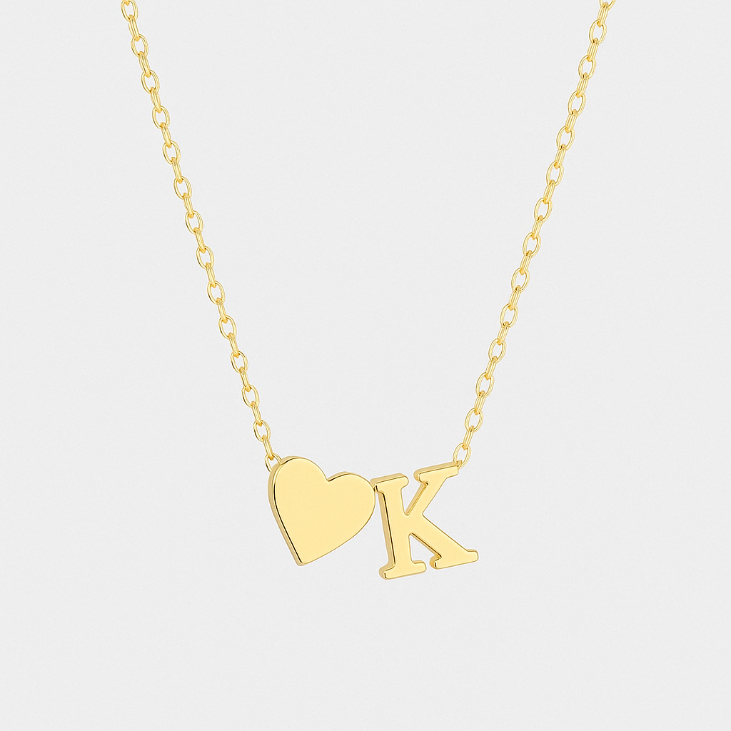Heart Letter Necklace