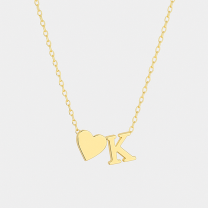Heart Letter Necklace