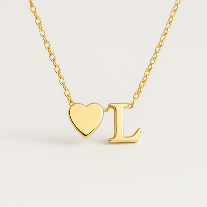 Heart Letter Necklace