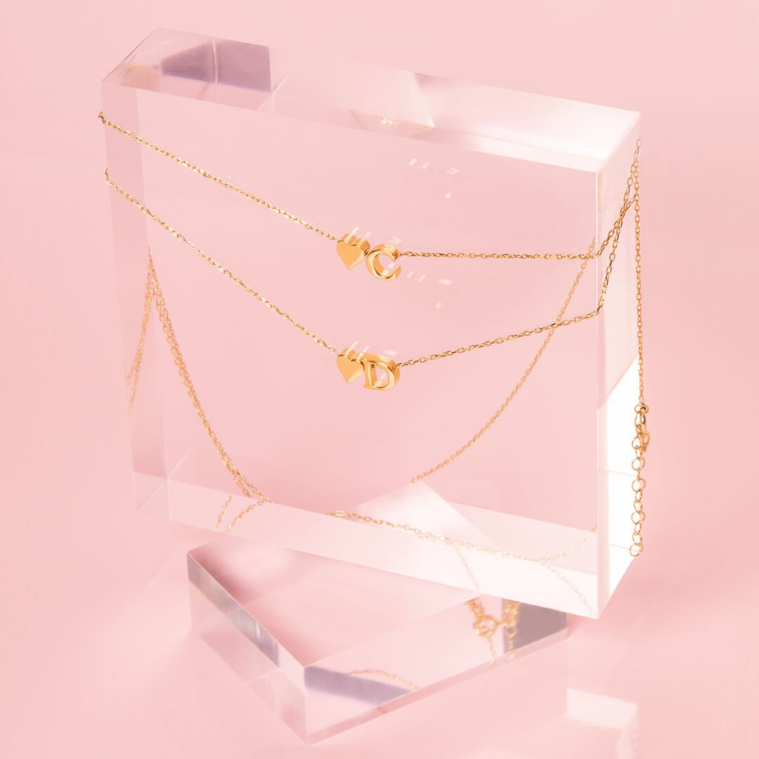 Heart letter chain