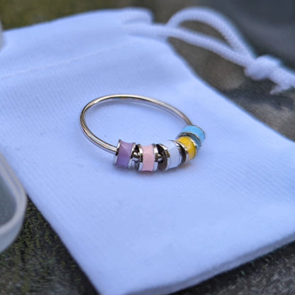 Ring Anxiety With Colored Beads