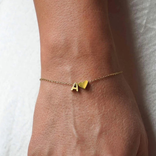 Bracelet Sweet Heart Initial