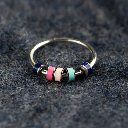 Ring Anxiety With Colored Beads