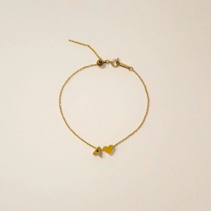 Bracelet Sweet Heart Initial