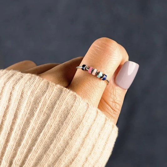 Ring Anxiety With Colored Beads